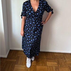 Nobody’s Child Alexis Stars Midi dress | UK Sz 14